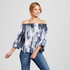 ✨SALE Knox Rose Off Shoulder Tie Dye Shirt
